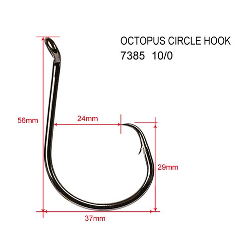 Multi-Size1/0-10/0Chemically Sharpened Octopus Circle Fishing Hook Special Offer - Picture 11 of 11