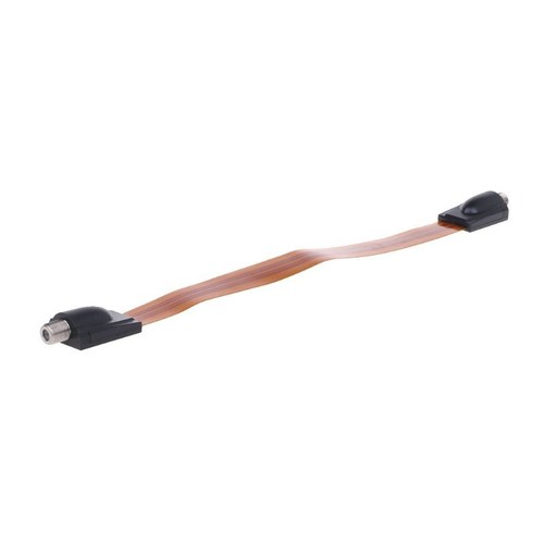 Flat Fcoaxlal Cable Female F Commector Pass Home WINDOW DOOR Satelllte - Zdjęcie 5 z 8