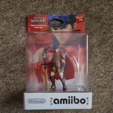 Amiibo Figure Sealed On Card Super Smash Bros #24 Ike