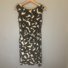 Ralph Lauren LRL Dress Womens 8 Medium Career Work Faux Wrap Ruched Stretch Pack