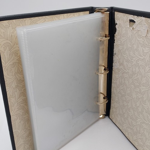 Tiffany & Co. Photo Album 4" By 6" Binder HSBC Bank - Black Leather - 18 Pages - Picture 10 of 14