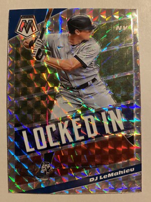 2021 Mosaic Baseball DJ LeMahieu Locked In Silver Mosaic Prizm NY Yankees   