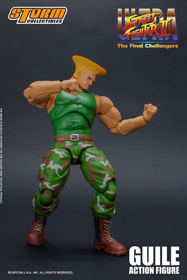 Storm Toys Street Fighter Guile Final Challengers 1:12 7 Action Figure  Official