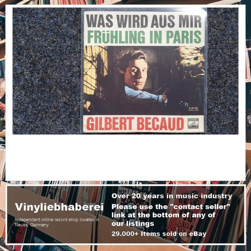 Gilbert Becaud - Was wird aus mir/ Frühling in Paris 7'' Single - Bild 4 von 5