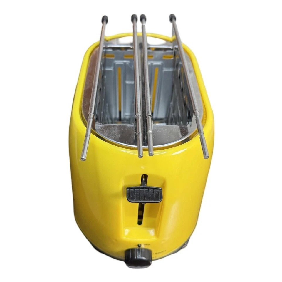 Tostadora para sándwiches - Máquina tostadora de queso a la parrilla de Smart Planet - Amarilla Foto 3 de 4