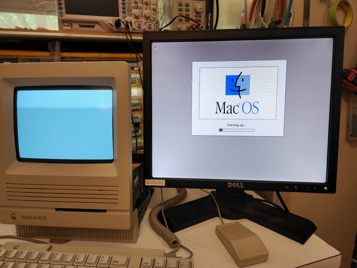 Macデスクトップ Apple Macintosh SE/30 My New Old Apple Macintosh SE/30 Computer