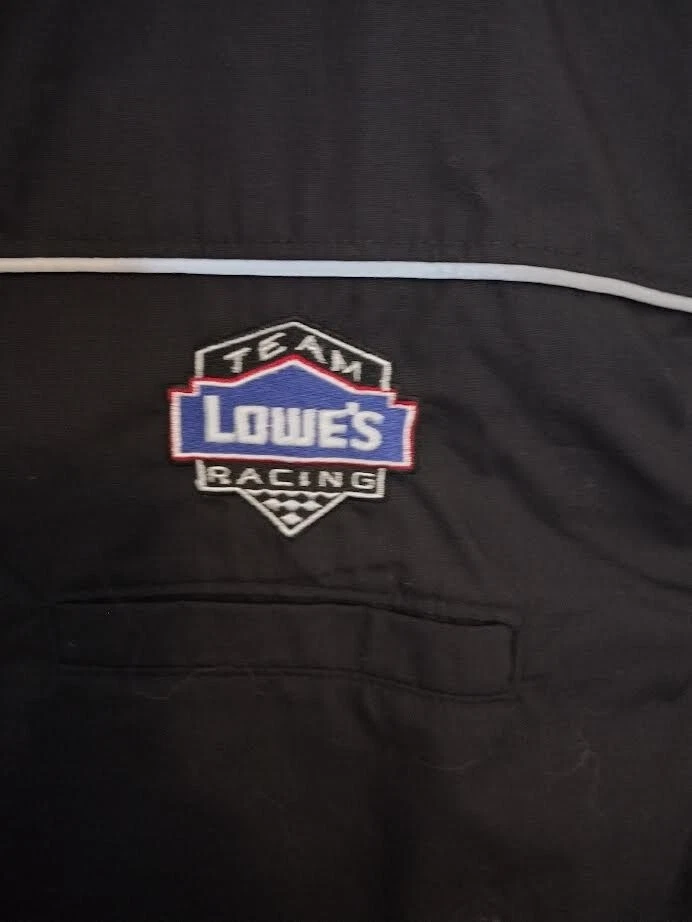 VTG Nascar Jacket Jimmie Johnson Mens Lowes Hendrick Jacket - Autographed - Sz L - Image 4 of 4