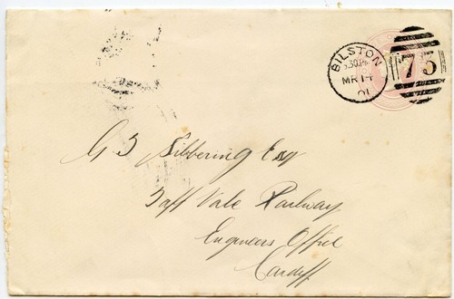 GB QV STAFFORDSHIRE STATIONERY STO COMMERCIAL PRINTED RATES+PMKS... EACH PRICED - Picture 22 of 39