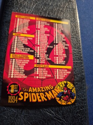 1994 Fleer Amazing Spider-Man Check List #150