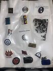 lot of 15 Ww1, Ww2, + More War Pins collector Hard/soft/metal Enamel Lapel