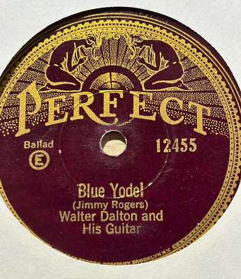 Walter Dalton Guitar - Blue Yodel / Way Out on the Mountain - Ballad - PERFECT