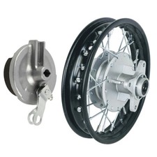 Llanta de rueda trasera de 10" 2,50-10 con freno de tambor para motos de cross SSR de 50cc 70cc 110cc