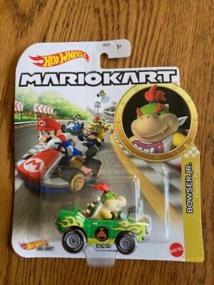 Hot Wheels Mario Kart  Bowser Jr  FLAME FLYER CAR Die-Cast Vehicle Free Shipping