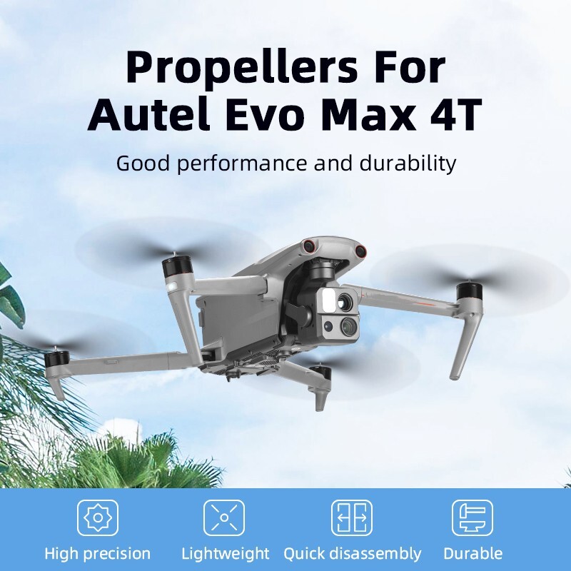 For Autel Evo Max 4T Drone Quick Release Propellers Paddle Replacement Parts