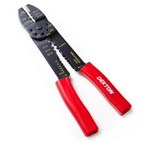 Herramienta de engarce ajustable cortador de alicates automático de cables Reino Unido - Imagen 8 de 13