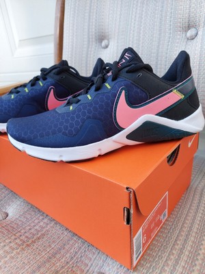 Nike Legend Essential 2 Running Shoes Blackened Blue CQ9545-401 Women s Size 6