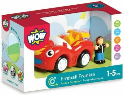 Jumbo Spiele 01015 WOW Fireball Frankie Rennauto Spielzeug Auto Kinderfahrzeug