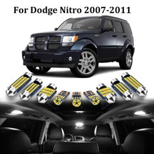 12 X White Interior Led Lights Bulbs Package For 2007 - 2011 Dodge Nitro Tool 12 X White Interior Led Lights Bulbs Package For 2007 - 2011 Dodge Nitro Tool