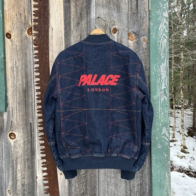 Palace Talica Denim Jacket Size Small Skater Streetwear RARE