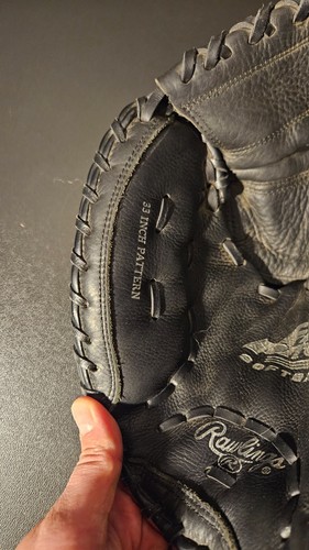 Rawlings FPCM Fast Pitch Softball 33" Catchers Mitt Black Left Catch Right Throw - Picture 5 of 6