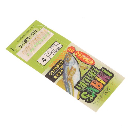 10Pcs/Pack White Fish Skin Bionic String Hook Fish Fishing Hook Fishhooks - Picture 14 of 21