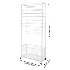 Double-Sided Ribbon Holder Organizer Rack Ribbon Holder Metal Ribbon Stand