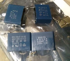 OKAYA-PA334- 275VAC, 0.33μF, 20% Tolerance Noise Suppression Capacitor