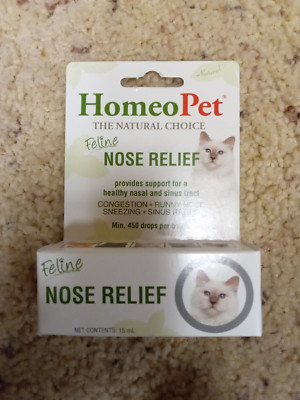 HomeoPet Pet Feline Nose Natural Relief Nasal & Sinus Infection