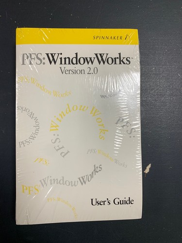 PFS: Window Works Version 2.0 Users Guide Free New Factory Sealed Vintage - Afbeelding 1 van 2