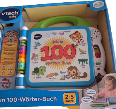 Kinderbuch VTechBaby, Mein 100-Wörter-Buch