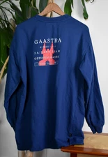 Vintage GAASTRA Sailing Team Offshore Racing Mens XL Embroidered L/S Sweatshirt