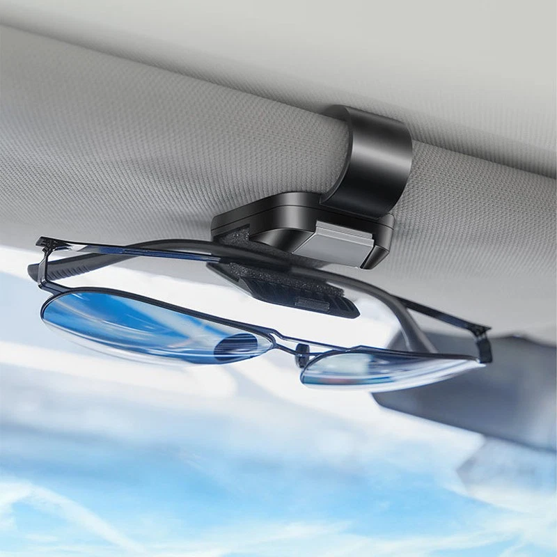 Car Accessories Sun Visor Sunglasses Card Holder Clip For Mazda White Foto 3 de 4