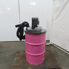1/2HP Dust Collector 55 Gallon Drum Vacuum Blower 115/220/208V Single Phase 1Ph