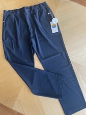 NEW VUORI Miles Ankle Pants L Easy Styling INK Dark BLUE VW404
