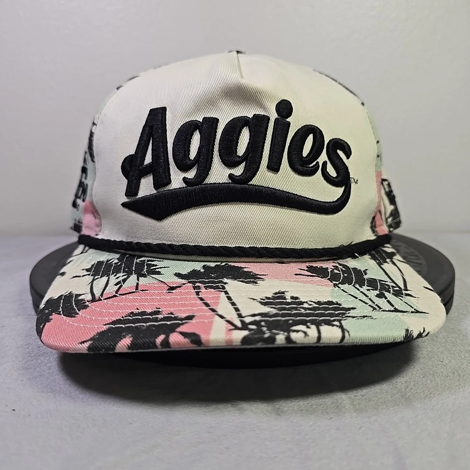 Texas A & M Aggies гольфист шляпа - пальма дерево печати - новый с Ярлыками веревки бейсболки - новая эра - Изображение 4 из 4