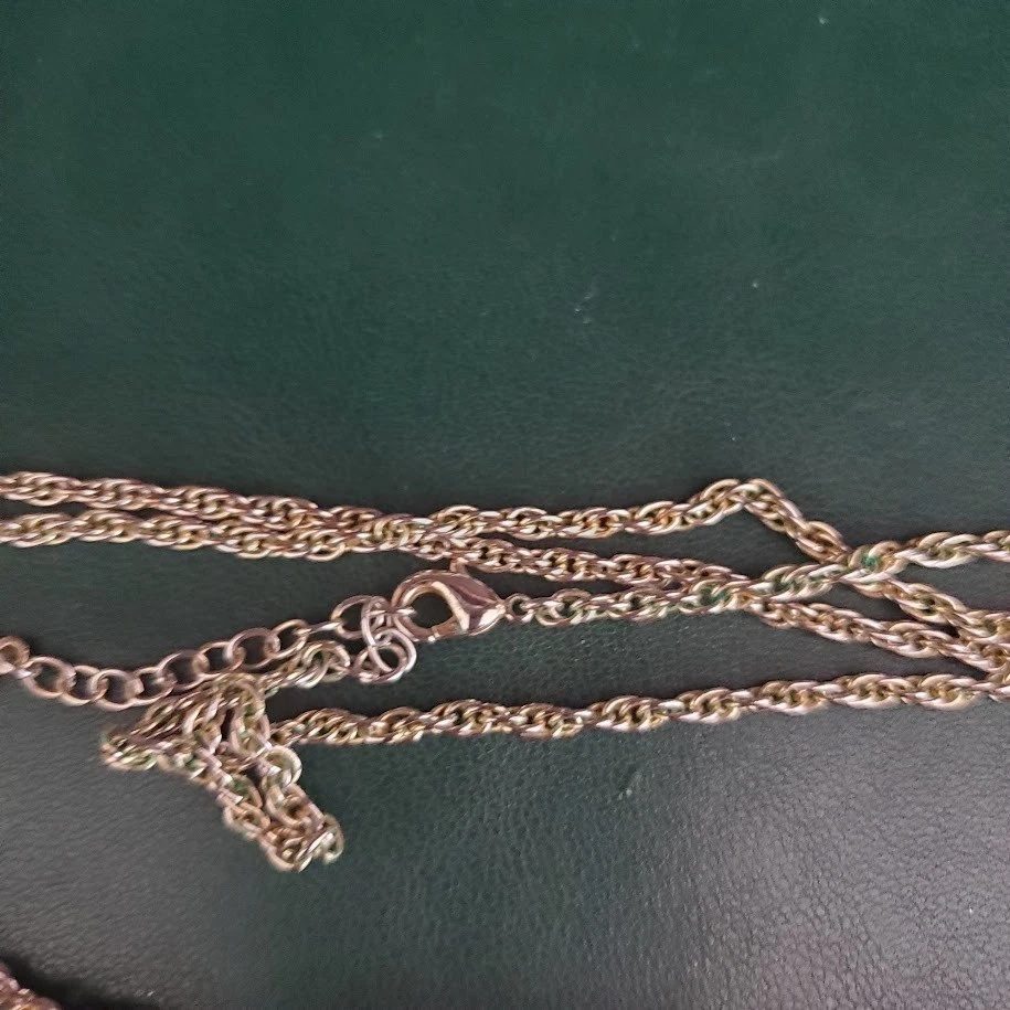 Kendra Scott Rayne 长吊坠项链珍珠母金盘签名 — 第 3/4 张图片