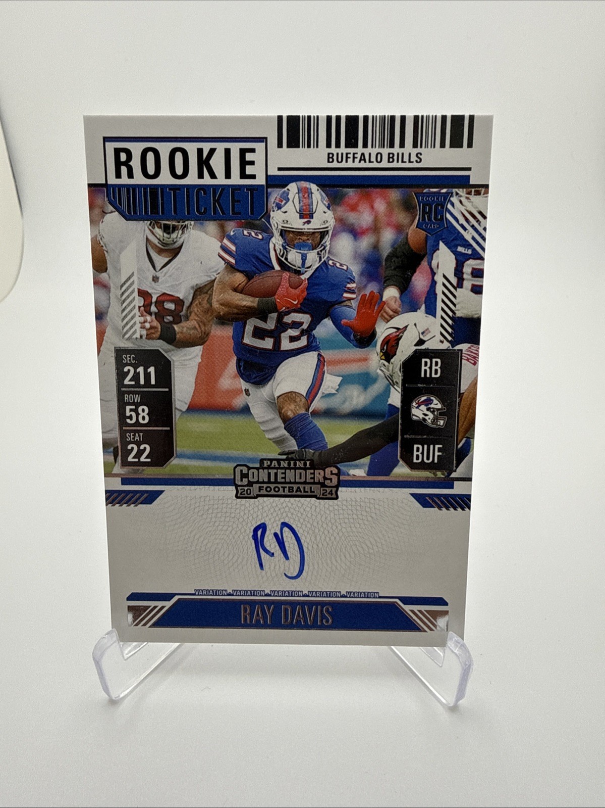 2024 Panini Contenders - Rookie Ticket RPS Variation Ray Davis #137 Hobby...