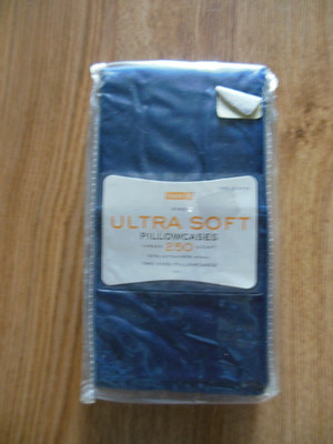 Target Brand Home Dark Blue King Size Pillowcases Ultra Soft New in Package