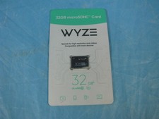 WYZE 32GB MicroSDHC Card Class 10 SD Memory Card - FREE SHIPPING
