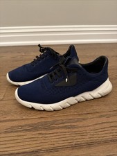 Fendi Azul Marino Tejido Bolso Bugs Zapatillas bajas Hombres Talla US 9 Se Ajusta Como US 10 EU 43