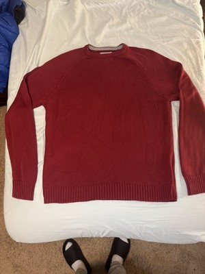 Vintage 1996-2003 Old Navy Red Knit Sweater, Super High Quality And Super Comfy.