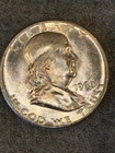 1960 Franklin Half Dollar BU 90% Silver