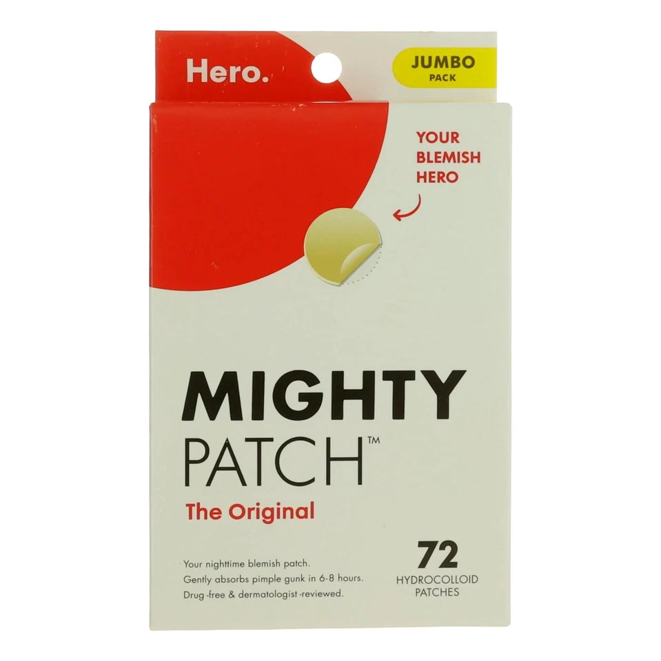 Mighty Patch de Hero Cosmetics, 72 parches hidrocoloides