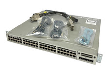 Cisco Catalyst WS-C3850-48F-S 48-Port Full PoE Gigabit Switch w/C3850-NM-4-10G