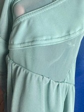 balera dance dress mint green mesh bodice lyrical ballet costume skater dress