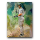 Edgar Martinez #7 Art Card Limited 33/50 Edward Vela Signed (Seattle Mariners)