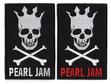 Pearl Jam Patch I Skull American Alternative Hard Rock Grunge Band Crossbones