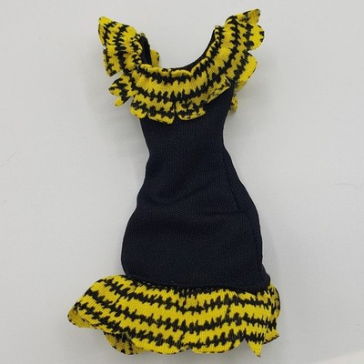 Create-A-Monster High CAM - Cat Witch Girl - Starter - Black & Yellow Dress Only