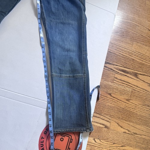 McKenzie Tribe Latzhose Medium Wash Jeans Herren Größe 32x30 gemessen - Bild 12 von 14