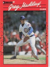 1990 Donruss Baseball - Greg Maddux #158
